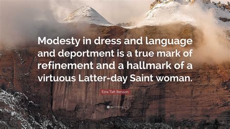 quotes about modesty in dress